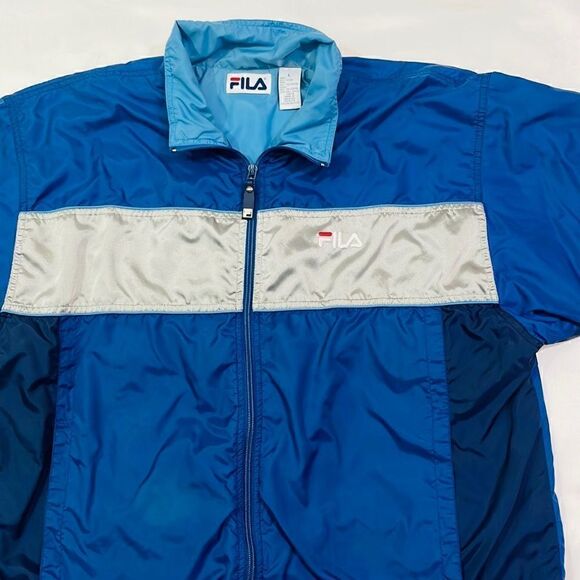 Vintage FILA Embroidered Lightweight Windbreaker Jacket - Picture 3 of 7